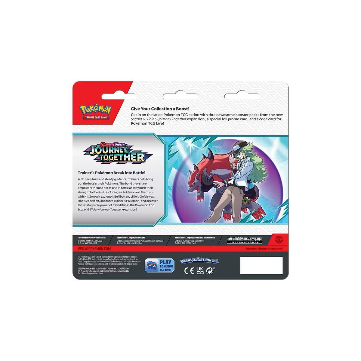 Pokémon Trading Card Game: Scarlet & Violet— Journey Together Three Booster