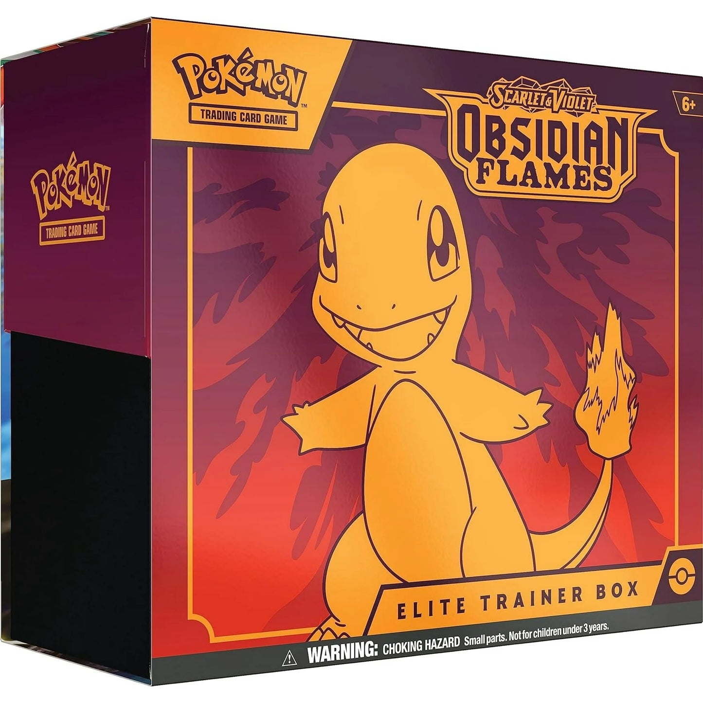 Obsidian Flames Elite Trainer Box - SV03: Obsidian Flames with 9 Pokémon TCG Booster Packs, 65 Charmander Cards & 45 Energy Cards, Collector Box